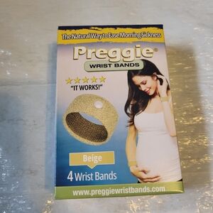Preggie Beige Wrist Bands 1 Pair Left